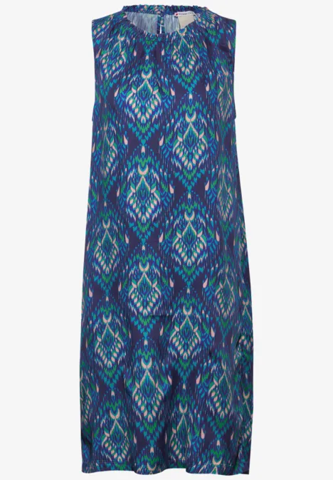 Robe avec imprimé violet blue