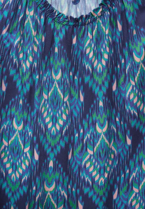 Robe avec imprimé violet blue