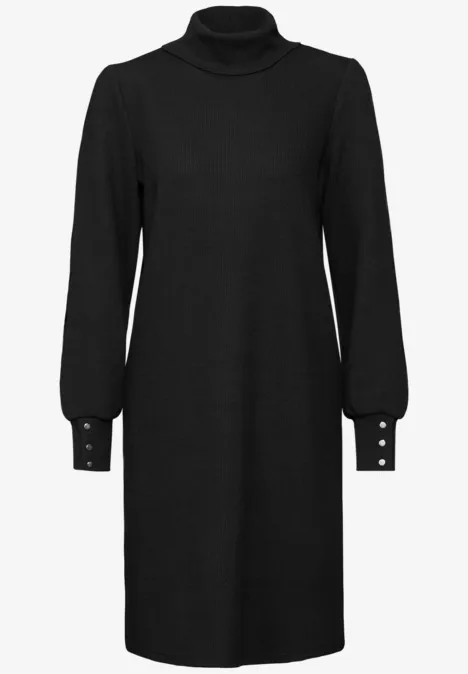 Jurk met coltrui Black