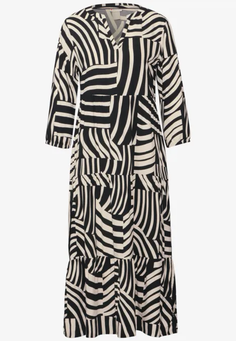 Jurk met volants Black