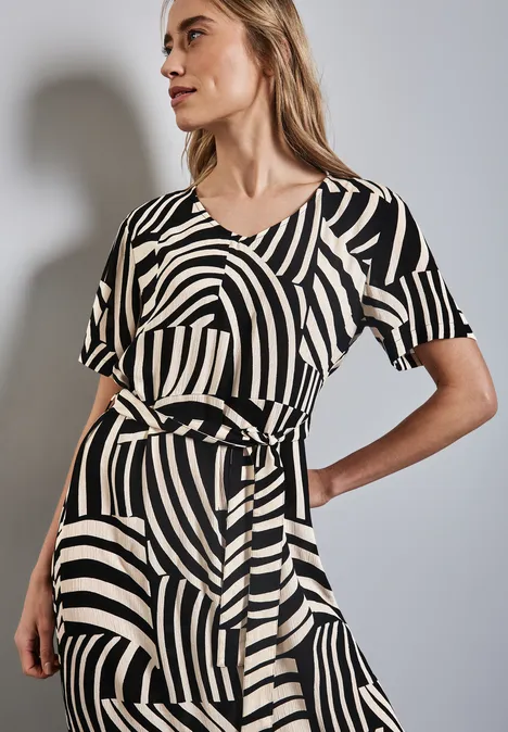 Maxi-robe imprimée Black
