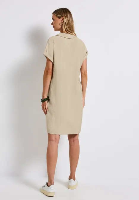 T-Shirt Kleid coastal beige