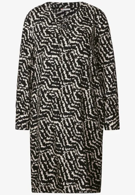 Tuniekjurk met patroon Black