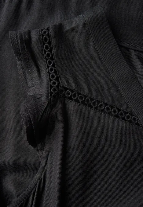 Ärmelloses Tunika-Kleid Black