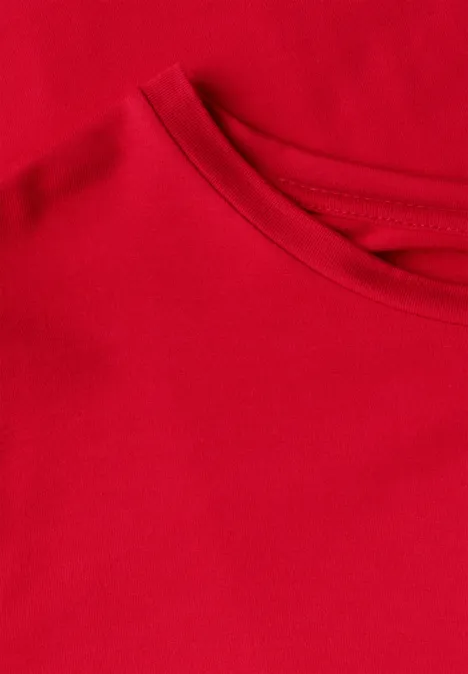 Kleid mit Schlitzdetail glory red