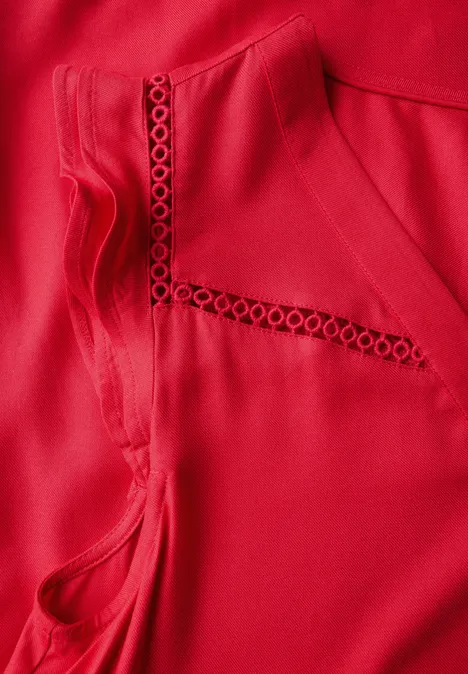 Tunikakleid mit Details glory red