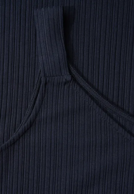 Trägerkleid in Unifarbe deep blue