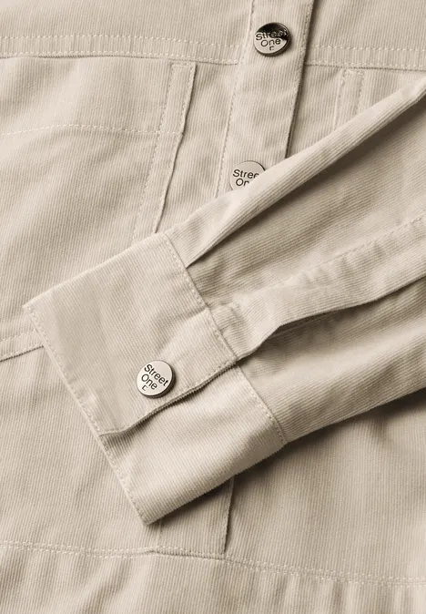Cordkleid malted beige