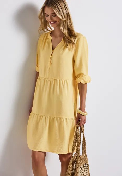 Tunika-Kleid dark buttercream yellow