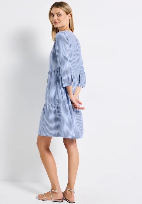 Tunika-Kleid mit Glitzer original blue