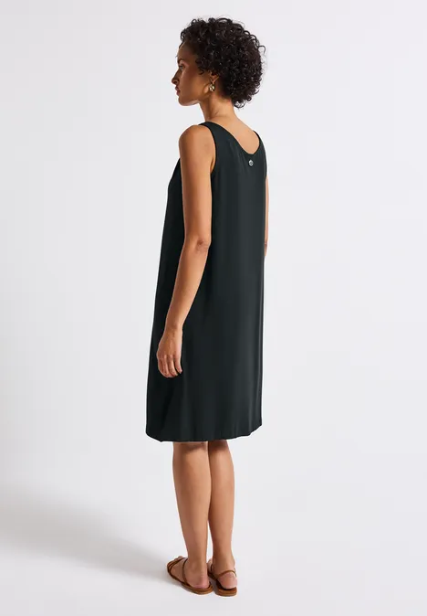Kleid mit Knotendetail pine grove green