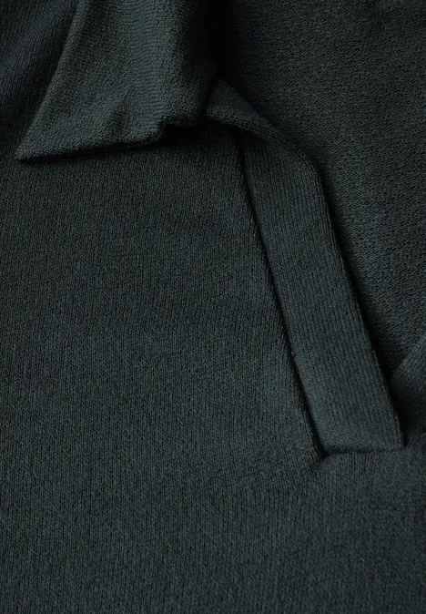 Kleid in Strick-Optik pine grove green