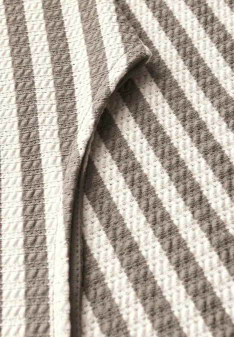 Kleid in Strick-Optik dark tumbled beige