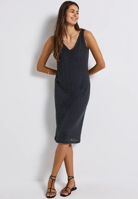 Robe en dentelle deepwater blue