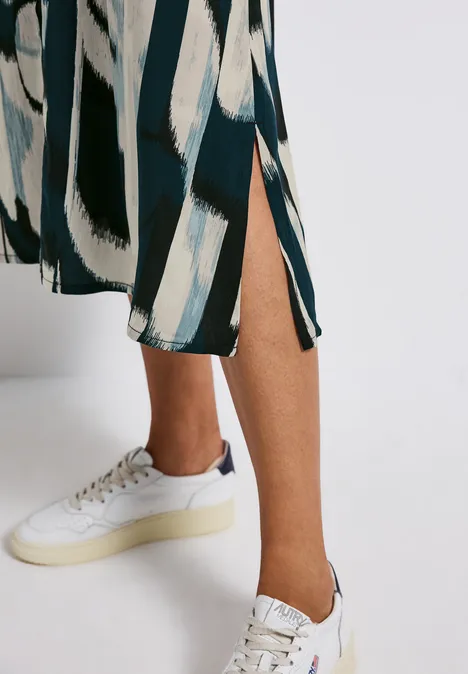 Robe chemisier sans manches tide blue