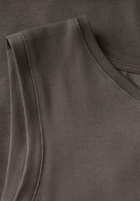 Robe en jersey avec volants nomad brown
