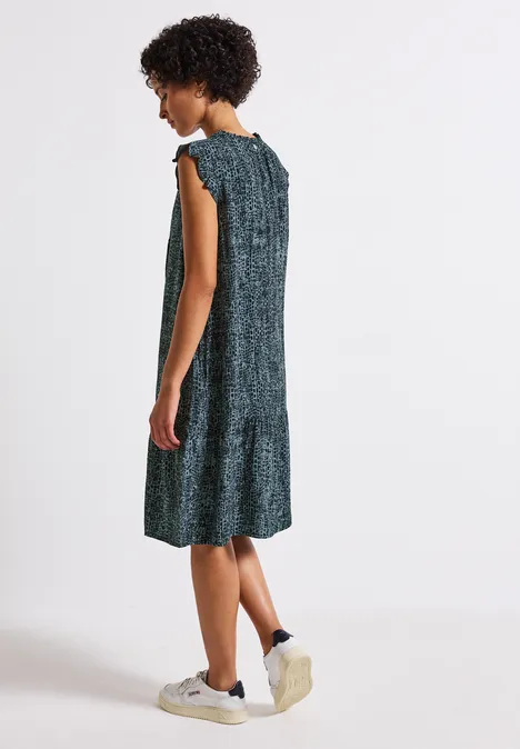 Robe-tunique à motifs deepwater blue
