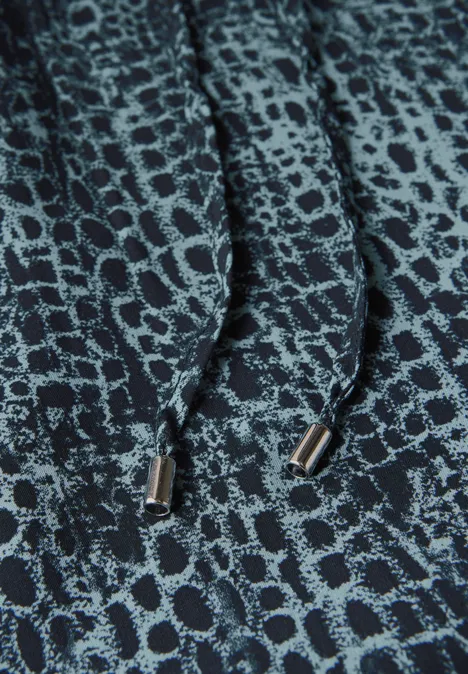 Robe-tunique à motifs deepwater blue