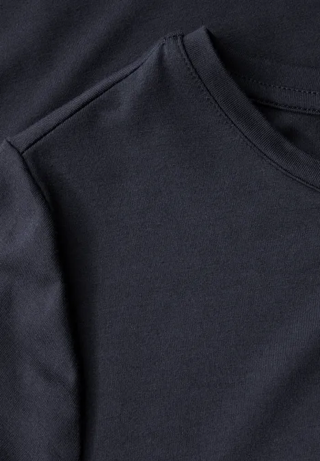 Jersey-Kleid mit Tunnelzug deepwater blue