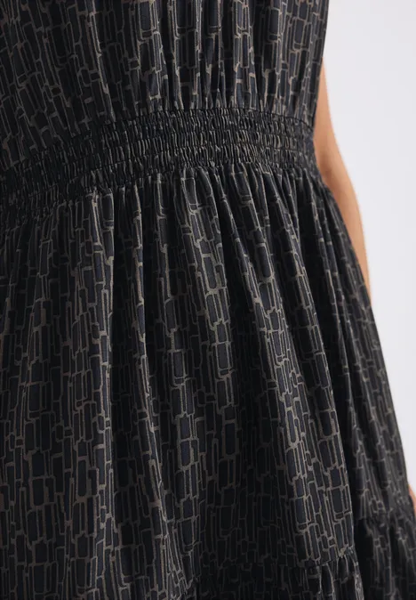 Robe-tunique à motifs deepwater blue