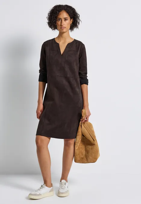 Velorus jurk deep roast brown