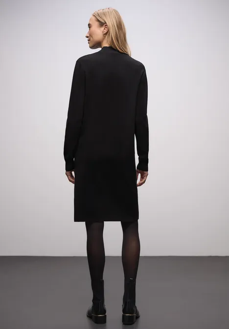 Robe en tricot Turtleneck Black