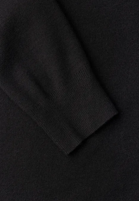 Robe en tricot Turtleneck Black