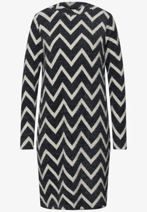 T-shirt jurk met patroon Black T-shirt jurk met patroon Black