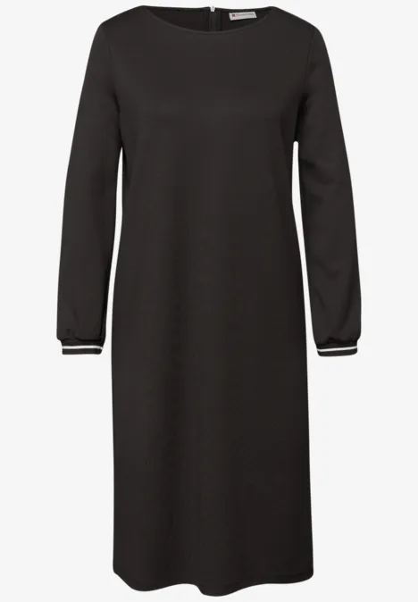 Jersey-Kleid darkest brown