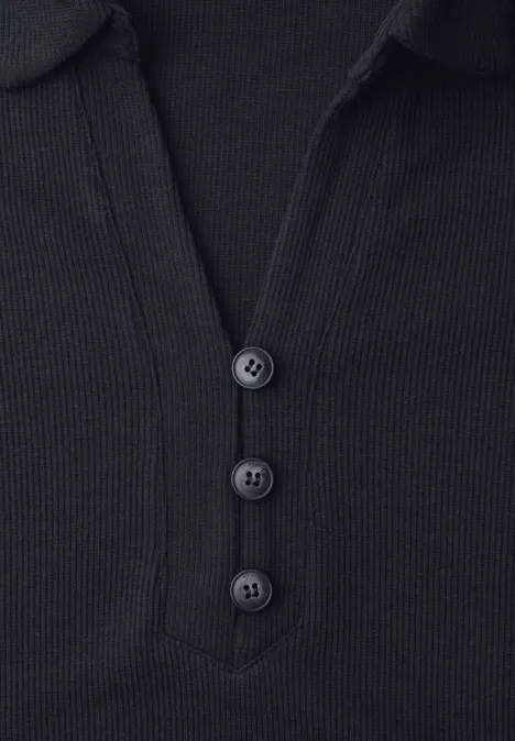 Jurk in effen kleur shadowed navy Jurk in effen kleur shadowed navy