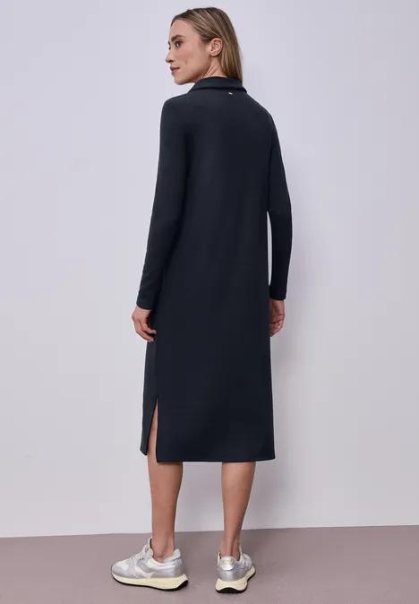 Robe midi avec fentes latérales shadowed navy
