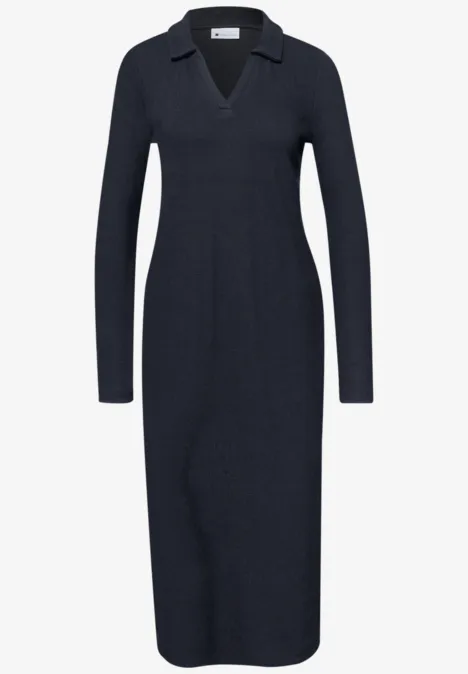 Robe midi avec fentes latérales shadowed navy