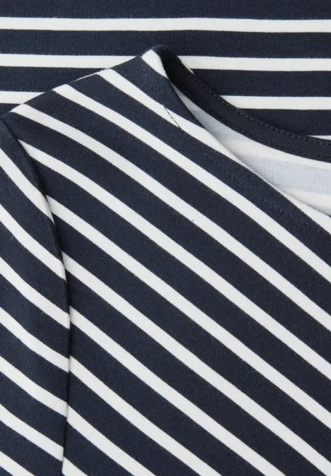 Midi-Kleid mit Knotendetail shadowed navy