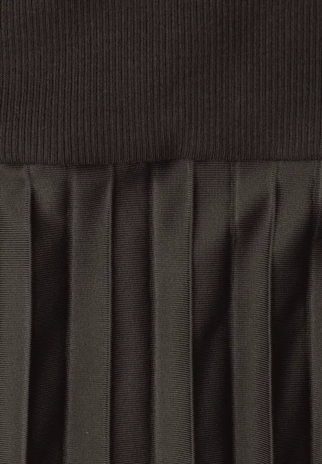 Robe midi espresso brown