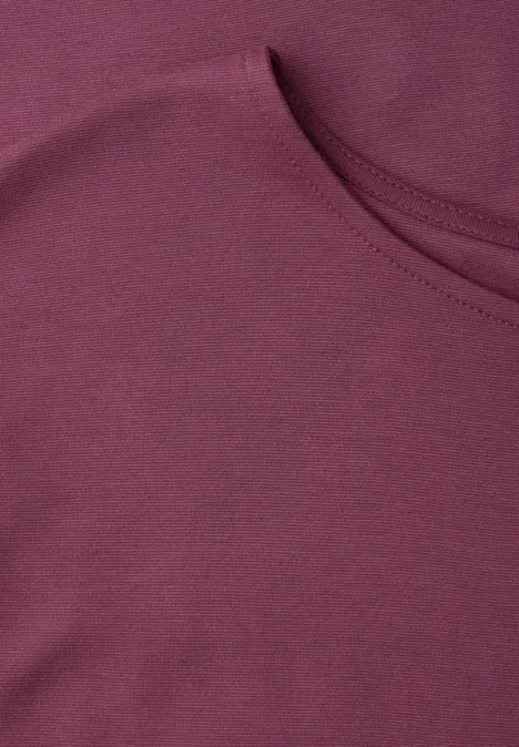 Knielanges Kleid aus Jersey dark clouded blush