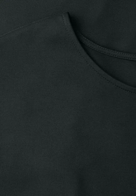 Knielanges Kleid aus Jersey deep bound green Knielanges Kleid aus Jersey deep bound green