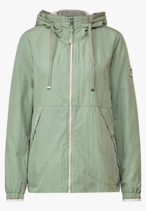 Moderner Windbreaker dark desert mint