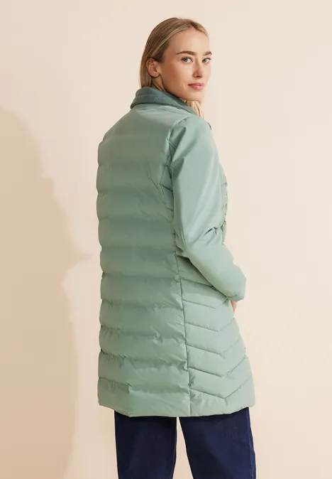 Softshell Mantel dune green