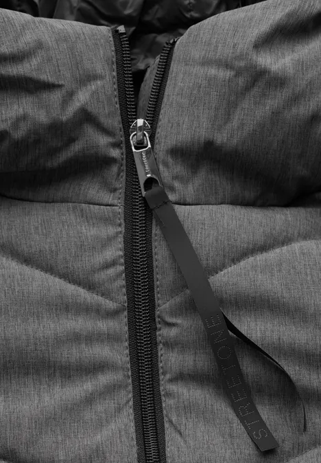 Lange Jacke frost grey melange