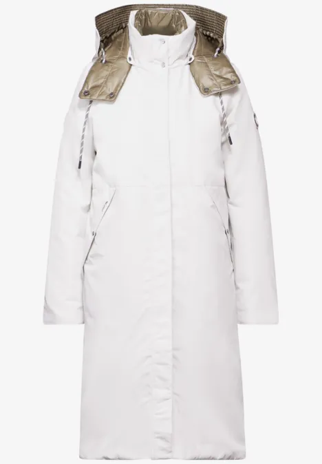 Jacke mit abnehmbarer Kapuze frosty grey