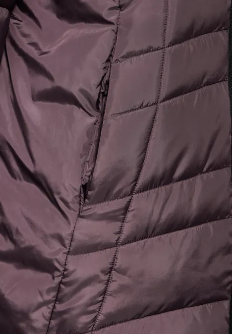 Steppjacke berry brown