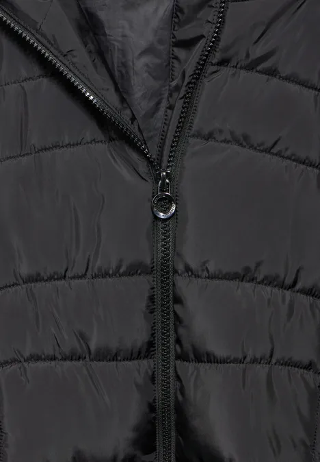 Steppmantel Black