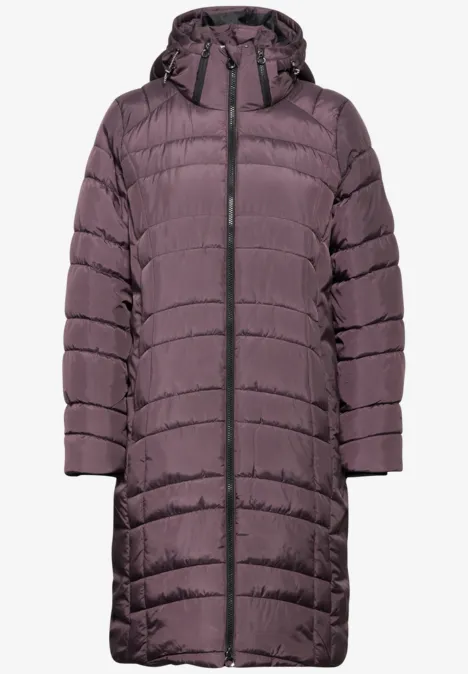 Steppmantel berry brown