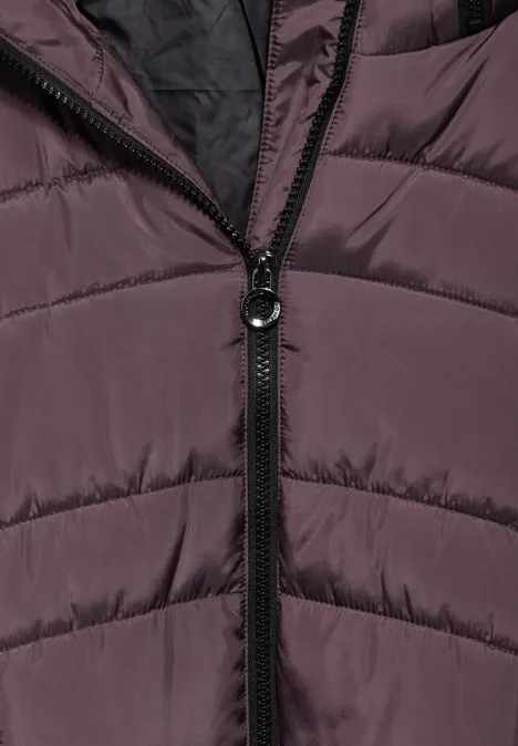 Steppmantel berry brown