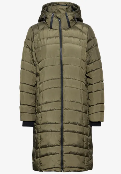 Steppmantel winter moss green