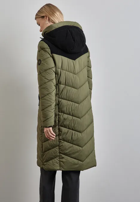 Strukturmix Jacke winter moss green