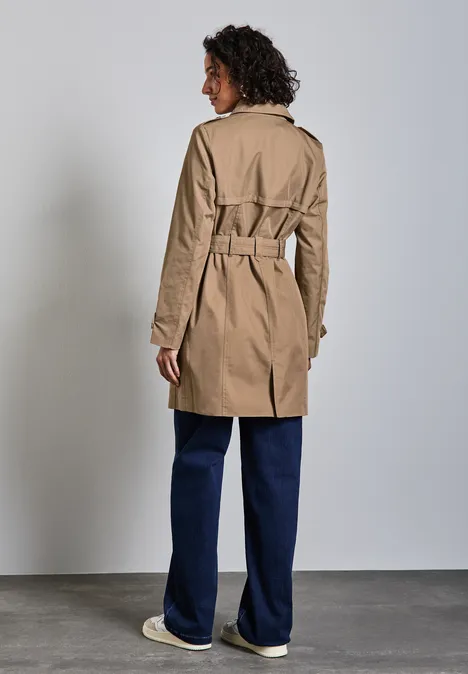 Trenchcoat dark nutty mocca