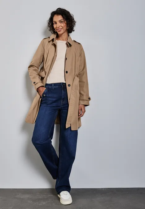 Trenchcoat dark nutty mocca