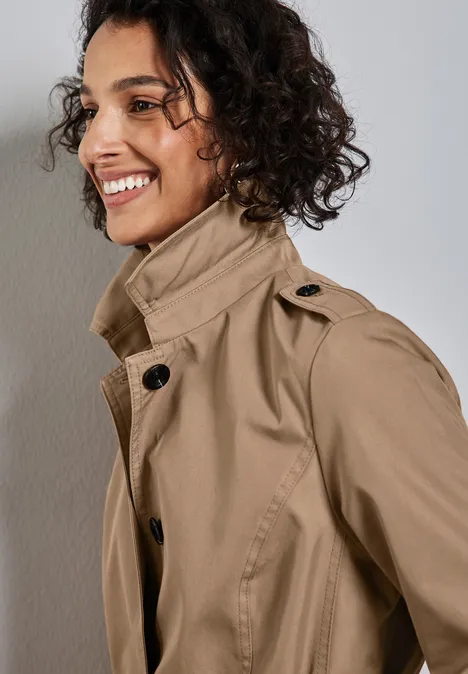 Trenchcoat dark nutty mocca