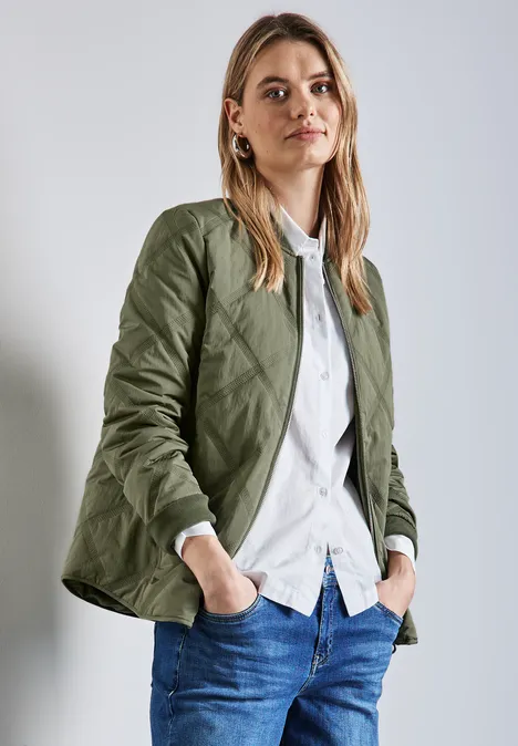 Blouson mit Steppmuster summer khaki